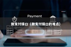 做支付接口（做支付接口的难点）